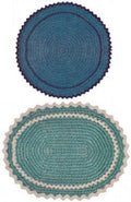 Round & Oval Trivets or Pot Holders Crochet Pattern