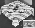 Climbing Rose Tablecloth & Napkins Crochet Pattern