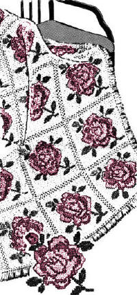 Rose Afghan Knitting Pattern