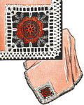 Rose Motif Insertion & Edging Crochet Pattern