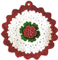 Rose Trivet or Pot Holder Crochet Pattern