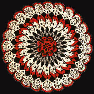 Rose Trivet or Pot Holder Crochet Pattern