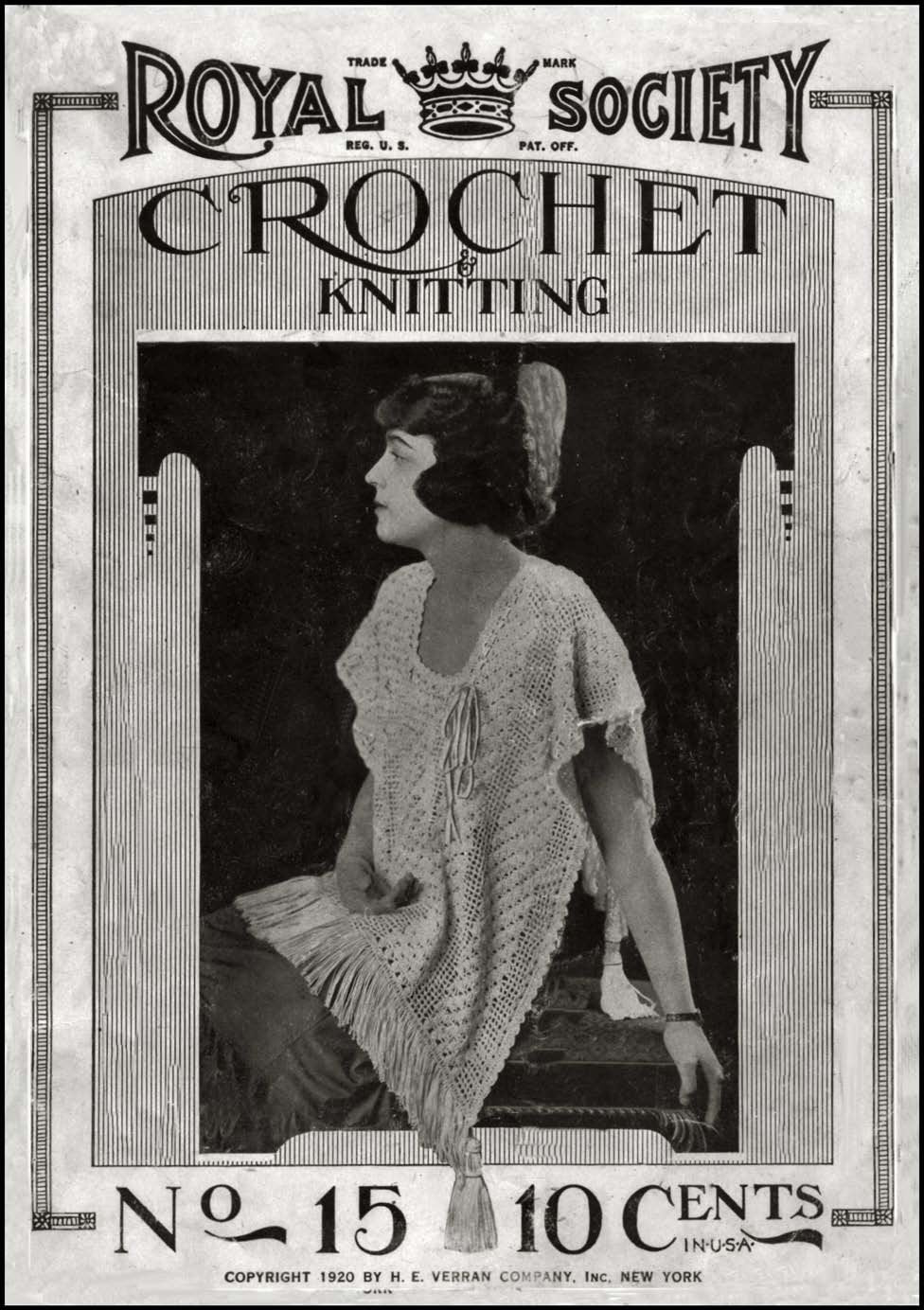 Royal Society Vintage Crochet & Knitting Patterns Book 1920s