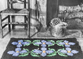 Flower Design Loop Pile Rug Crochet Pattern