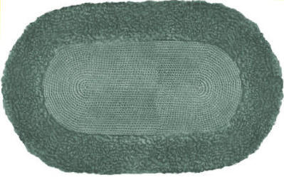 Oval Rug Crochet Pattern
