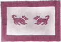 Dog Picture Rug Crochet & Cross Stitch Pattern