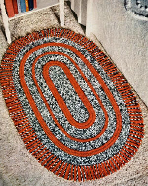 Classic Oval Rug Crochet Pattern