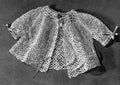 Keepsake Baby Sacque Crochet Pattern
