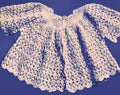 Shell Stitch Baby Sacque Crochet Pattern