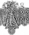 Seaman's Cobweb Motif Tablecloth & Edging Crochet Pattern