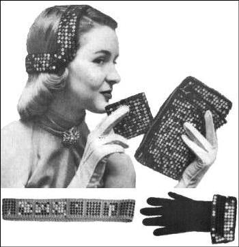 Sequin Accessories Set Crochet Pattern