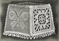 Butterfly Candle or Lamp Shade Antique Crochet Pattern