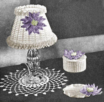 Dressing Table Set Crochet Pattern