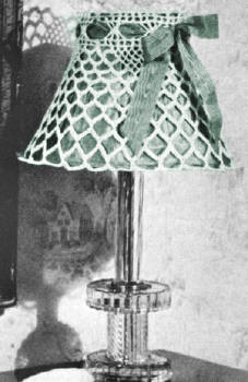 Open Mesh Lamp Shade Crochet Pattern