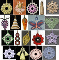 Shade or Fan Pulls Lot 19 Crochet Patterns
