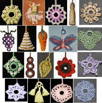 Shade or Fan Pulls Lot 19 Crochet Patterns