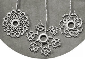 Shade or Fan Pulls Lot 3 Tatting Patterns