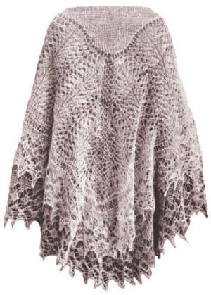 Lacy Baby Shawl Knitting Pattern