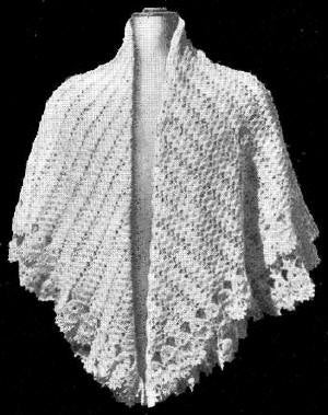 Square Shetland Shawl Crochet Pattern