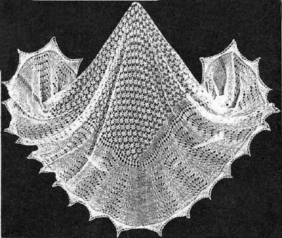 Shetland Baby Shawl Knitting Pattern