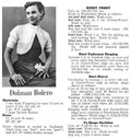 Dolman Bolero Knitting Pattern Sz 12-16