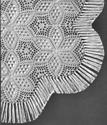 Six Pointed Star Motif Bedspread Crochet Pattern