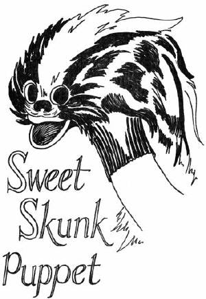 Skunk Hand Puppet Sewing Pattern