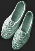 Slippers Sandals with Ring Design Top Crochet Pattern