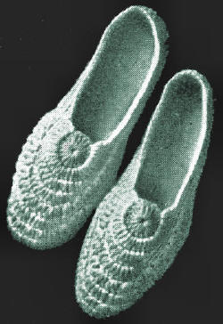 Slippers Sandals with Ring Design Top Crochet Pattern