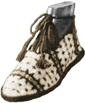Fair Isle Slippers Knitting Pattern 5-8