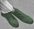 Men's Cable Slippers Knitting Pattern 8-10