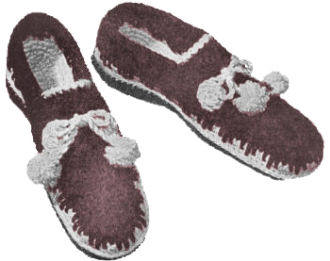Men's Slippers Crochet Pattern