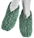 Slippers with Shell Stitch Design Crochet Pattern Sz S M L