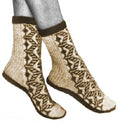 Scandinavian Slippers Knitting Pattern 5-7