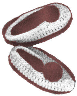 Child's Slippers Crochet Pattern 2-6
