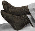 Men Slippers Knitting Pattern