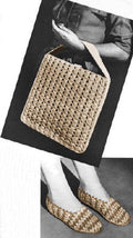 Slippers Sandals & Bag Crochet Pattern Sz S M L