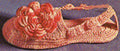 Slippers Sandals with Rose Crochet Pattern Sz S M L