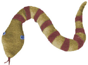 Samie Snake Stuffed Toy Knitting Pattern