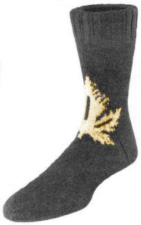 Leaf Socks Knitting Pattern