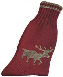 Moose Socks Knitting Pattern