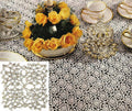Spangled Motif Tablecloth Crochet Pattern