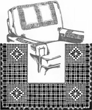 Spiderweb Chair Set Crochet Pattern