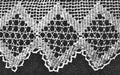 Diamond Spike Edging Crochet Pattern