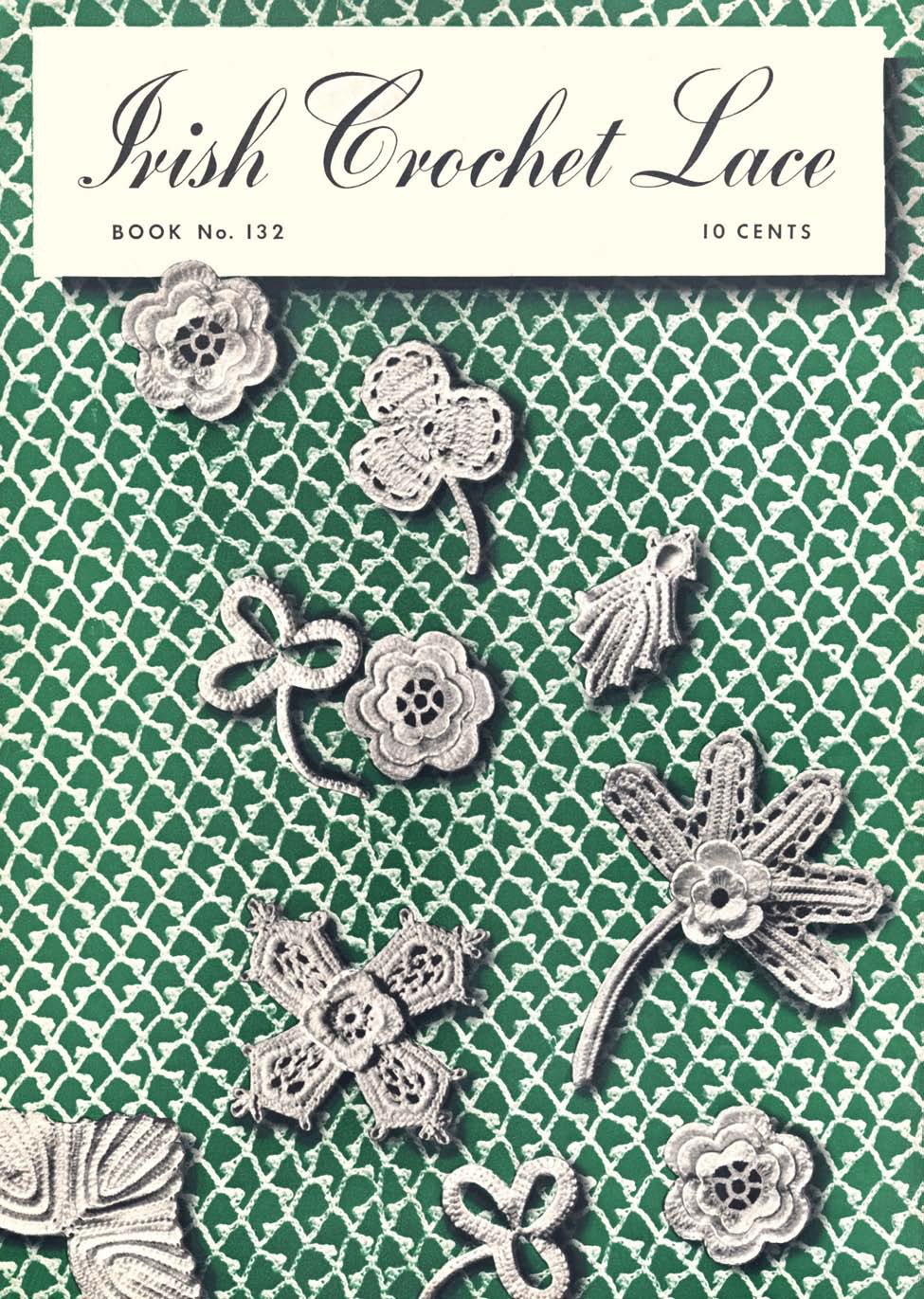 Irish Crochet Lace Vintage Patterns Book