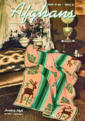 Afghans Vintage Knitting Crochet Patterns Book 165