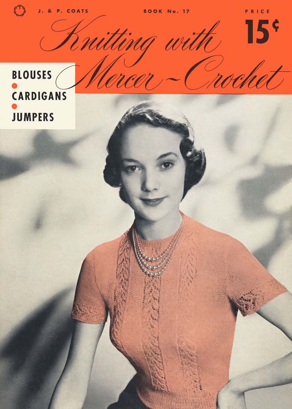Blouses & Cardigans Vintage Cotton Knitting Patterns Book