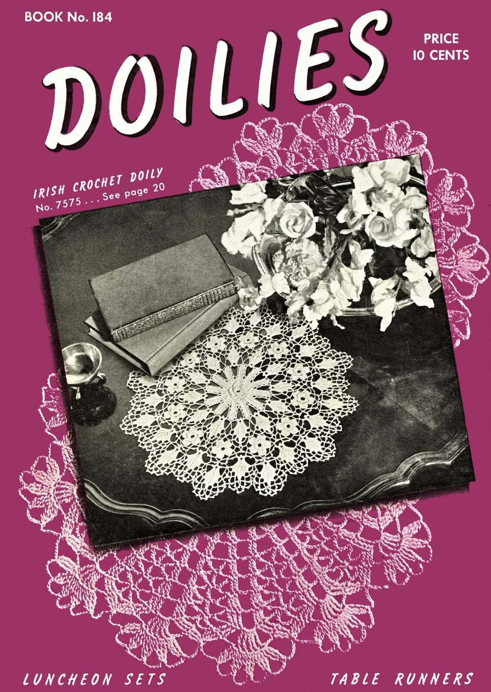 Doilies Vintage Crochet Knitting Patterns Book