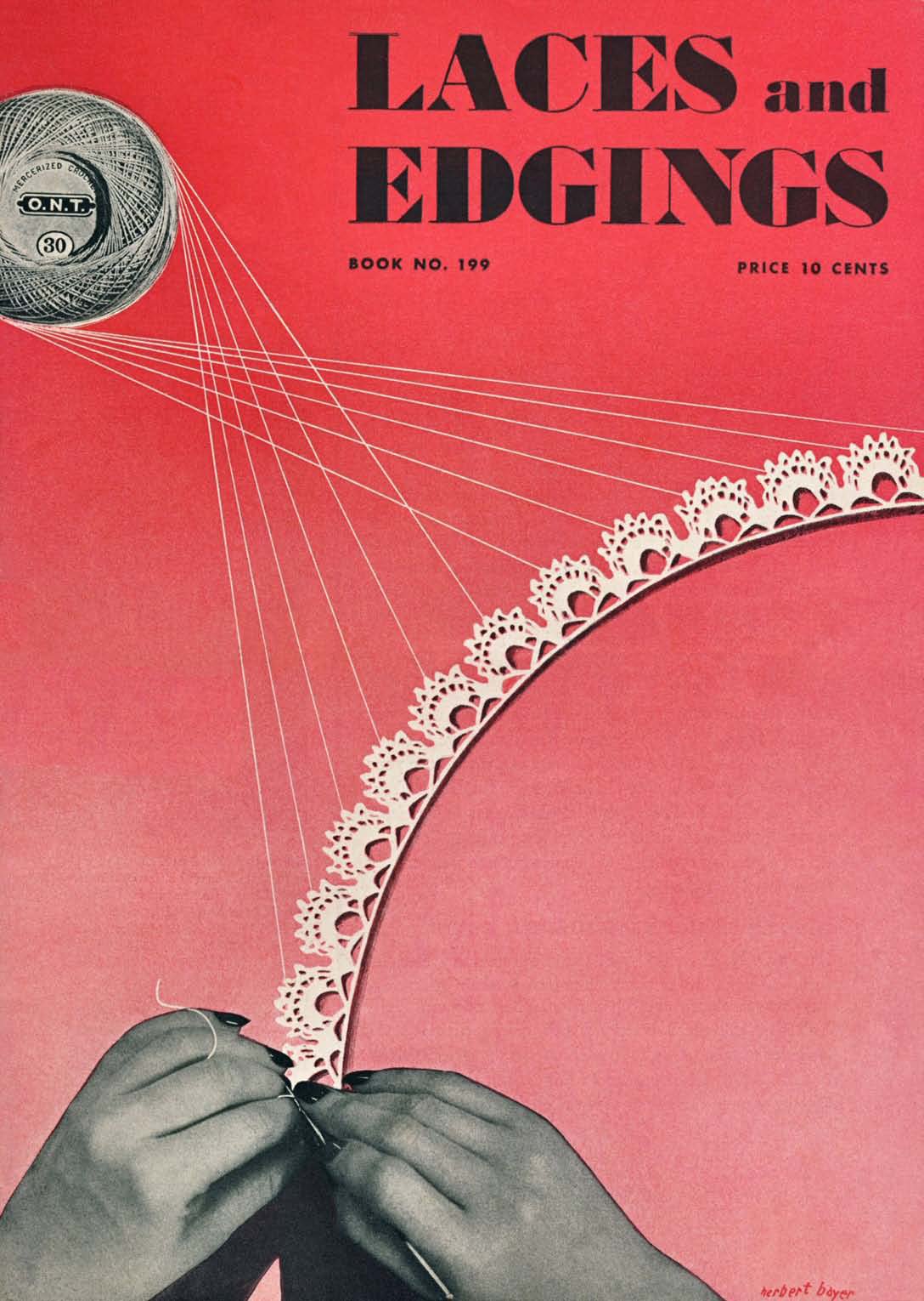 Laces and Edgings Vintage Crochet Patterns Book
