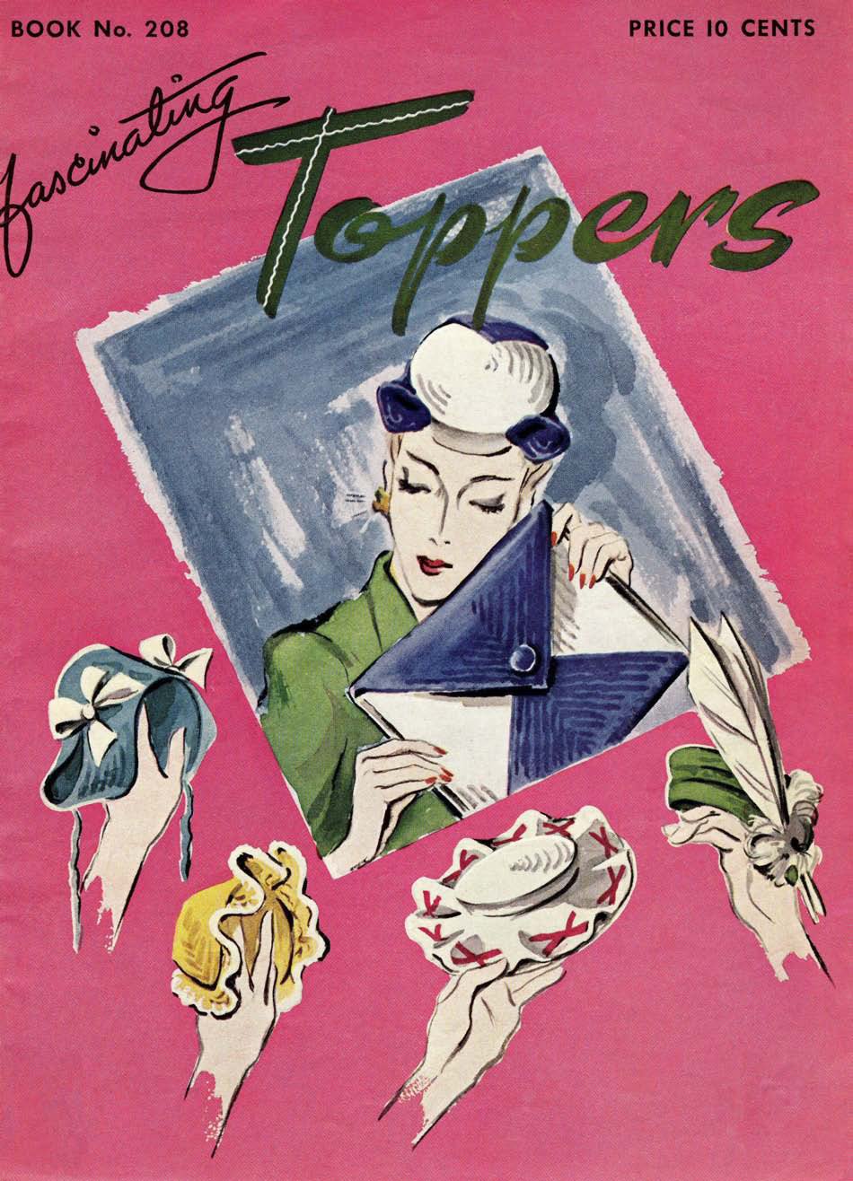 Fascinating Toppers Vintage Crochet Patterns Book